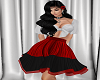 Red Black Salsa Skirt