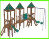Animated Wooden Playset 