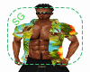 [SG]GREEN TROPICAL SHIRT