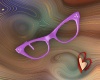 Purple Foil Glasses