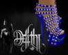 diamond heels blue