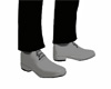 Grey dress shoes