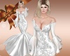 LN; white dress