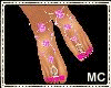 M~Pink Gems DantyFeet