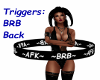 BRB AFK  trigger Sign