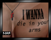 N | I wanna Die .. Tatto
