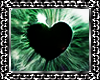 LiA* Green heart eye