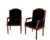Light Brown/Black Chairs