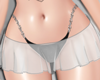 A| White sexy skirt