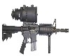 M4 Tactical with scope.