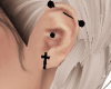 Cross Piercings R Black