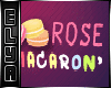 Rose Macaron + Fork