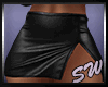SW RL Leather Skirt Blk