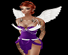 Purple and white cupid