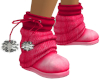 Child Pink Cow Boots
