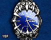 SilverBlue Spikes Watch