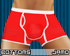 Red Plain Boxers