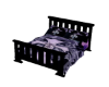 Purple Chrome Bed