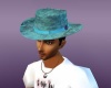 Faded blue outback hat
