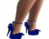 Rose Blue Heels