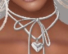 Grey Heart Necklace