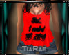 {C} The Zipper Red Tank