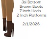 [BB] Jai Bottom Brown Bo