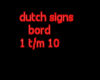 ~DB~ Dutch signs bord