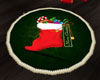 Christmas Rug Sock Green