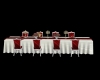 Red&white wedding table