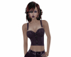 Denim Corset Vamp Purple
