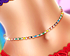 {G} rainbow belt beads