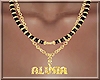 Alusia gold necklace