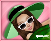 [Y] VOGUE Hat ~ Green