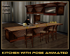 Kitchen w/pose animated