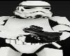 Star Wars Storm Trooper Fighters Soldiers Gun Guns White Black