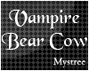(M) Vampire Cow Bear