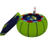 trampolin en slide