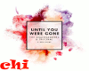 UNTIL YOU WERE GONE