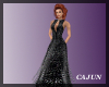 Onyx Bling Gown