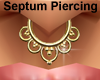 Gold Septum Piercing