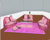 {L}Rose sofa set