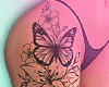 Butterfly Rose Sexy Tats