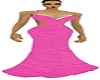 pink long evening gown