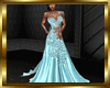 Skyblue Wedding Gown