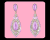 violet diamond earrings