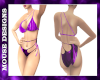 Purple Blaze Bikini