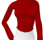 Red long sleeve sweater
