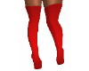 Cyn Red Thigh Boots