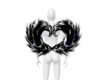 Chrome cow heart tail
